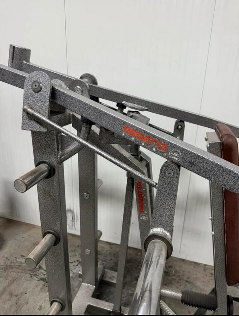 Panatta Shoulderpress / schulterpresse plate loaded, Sport en Fitness, Fitnessmaterialen, Ophalen, Benen, Gebruikt, -