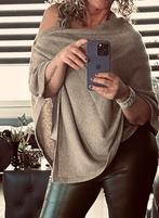 Rosemunde poncho , one size, Ophalen of Verzenden, Zo goed als nieuw, Maat 42/44 (L), Beige