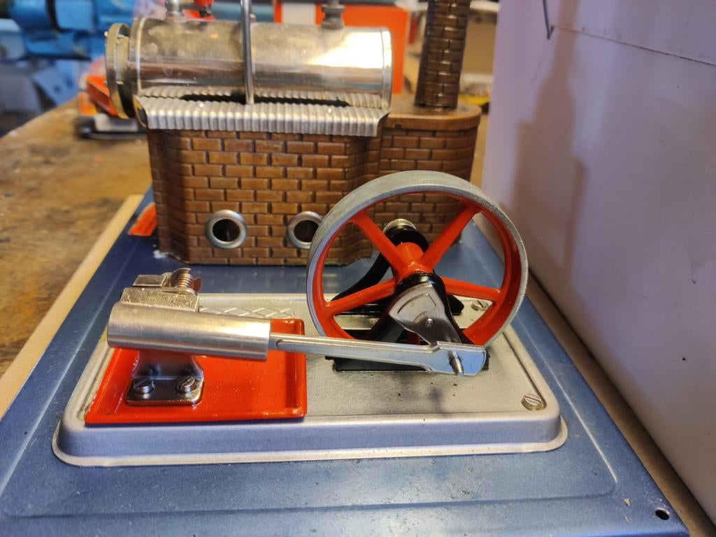 Wilesco Stoommachine D8, Betonmixer M63 en Slijpschijf M52, Ophalen of Verzenden