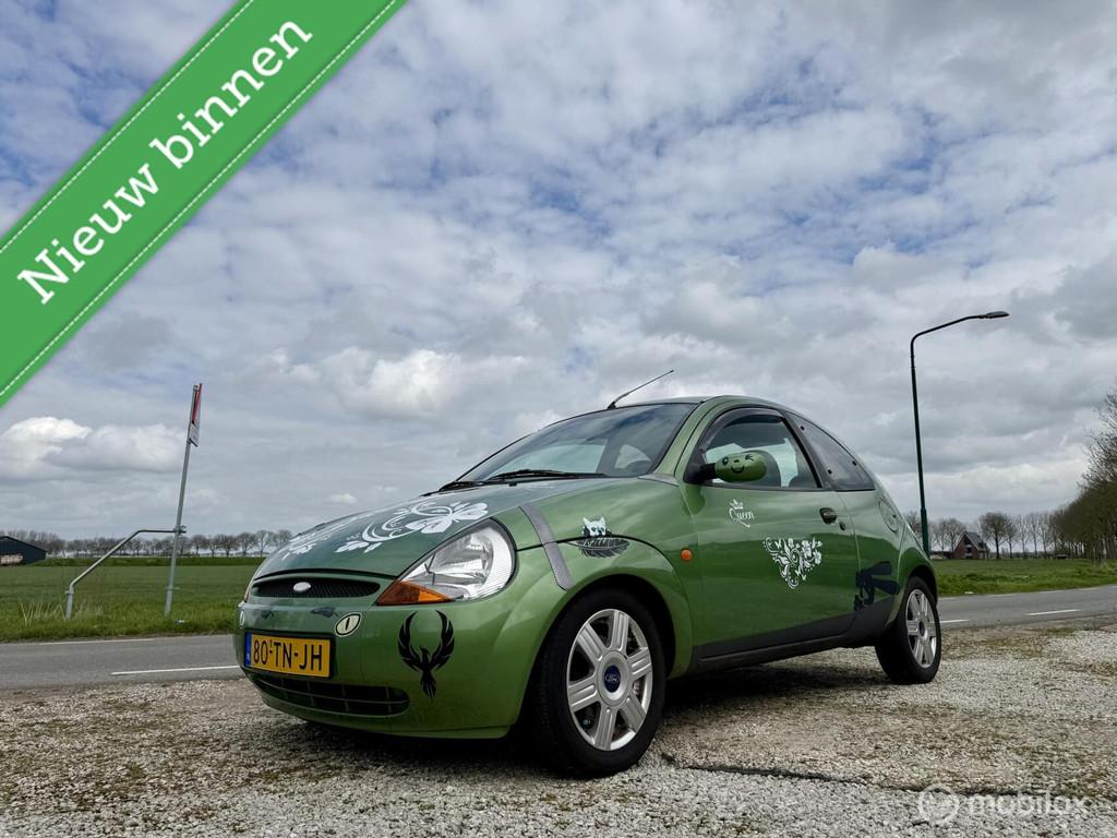 Ford Ka 1.3 Collection, BJ 2006, Zuinig, Leer, Airco, Auto's, Ford, Voorwielaandrijving, 1299 cc, Gebruikt, 31 €/maand