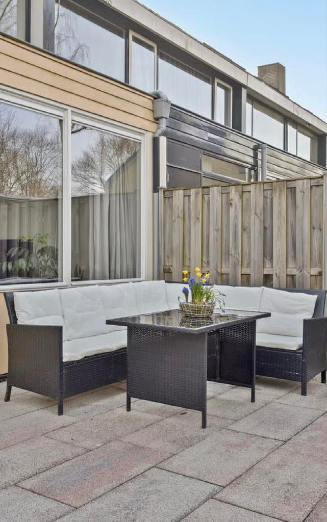 Loungeset met kussens (zonder tafel), Ophalen, 4 zitplaatsen, Gebruikt, Loungeset