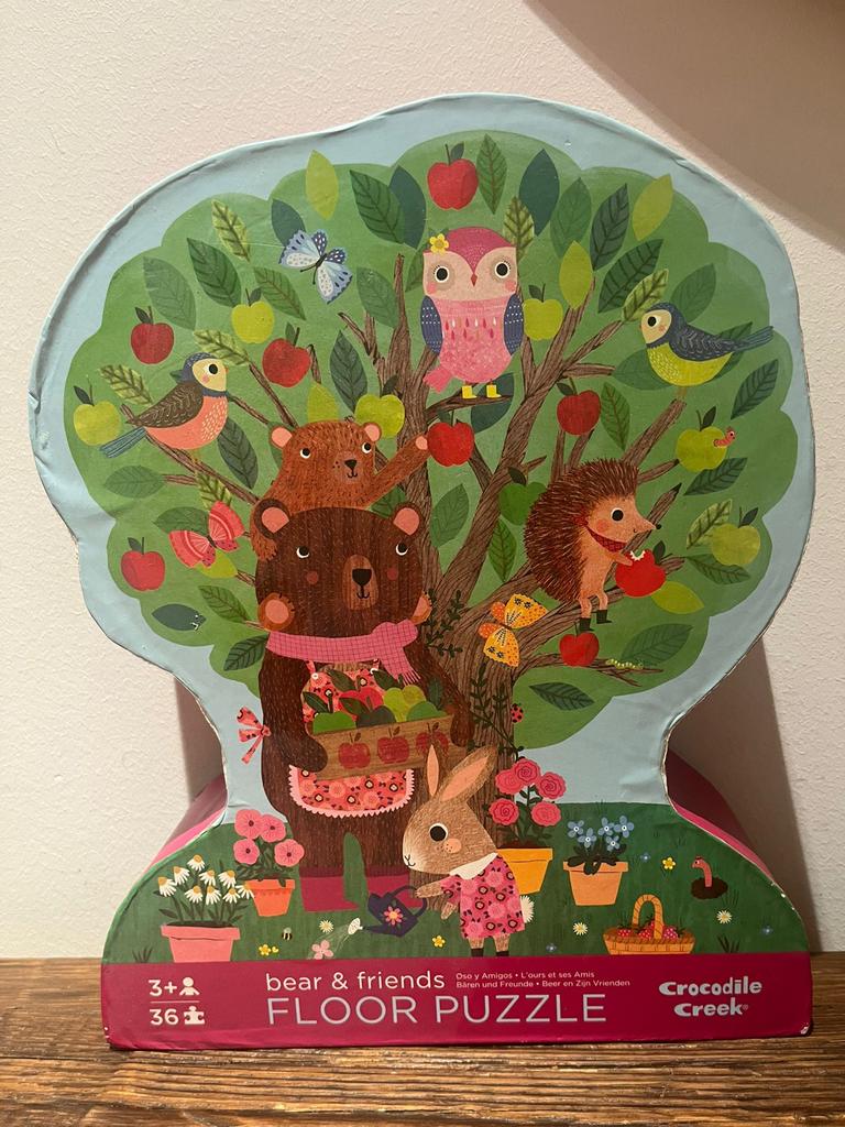 Bear & Friends Vloerpuzzel 36 Stukjes (3+ jaar) Z.G.A.N., Kinderen en Baby's, Speelgoed | Kinderpuzzels, Ophalen of Verzenden