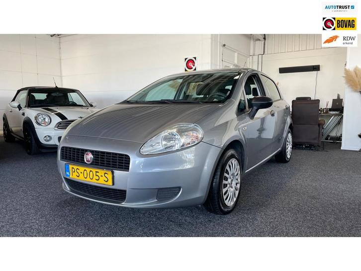 Fiat Grande Punto 1.2 Actual, 5-deurs, Nieuwe APK, Auto's, Fiat, Bedrijf, Te koop, Grande Punto, ABS, Airbags, Centrale vergrendeling