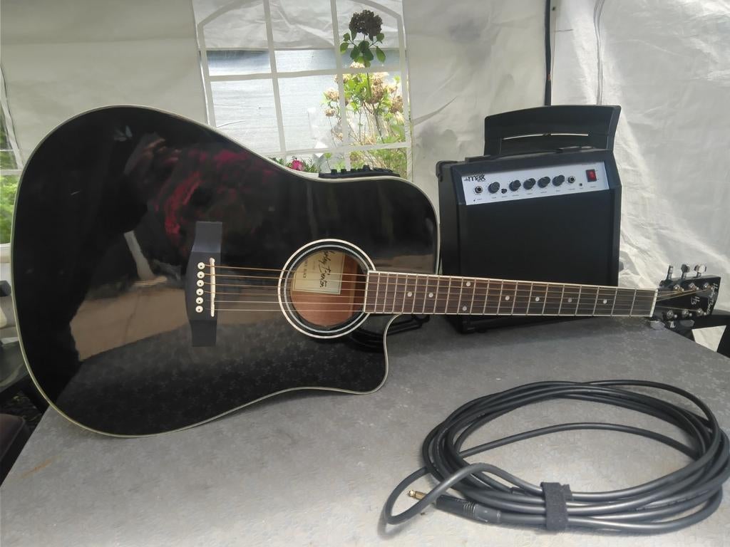 Gitaar & versterker, Muziek en Instrumenten, Ophalen, Zo goed als nieuw, Western- of Steelstringgitaar