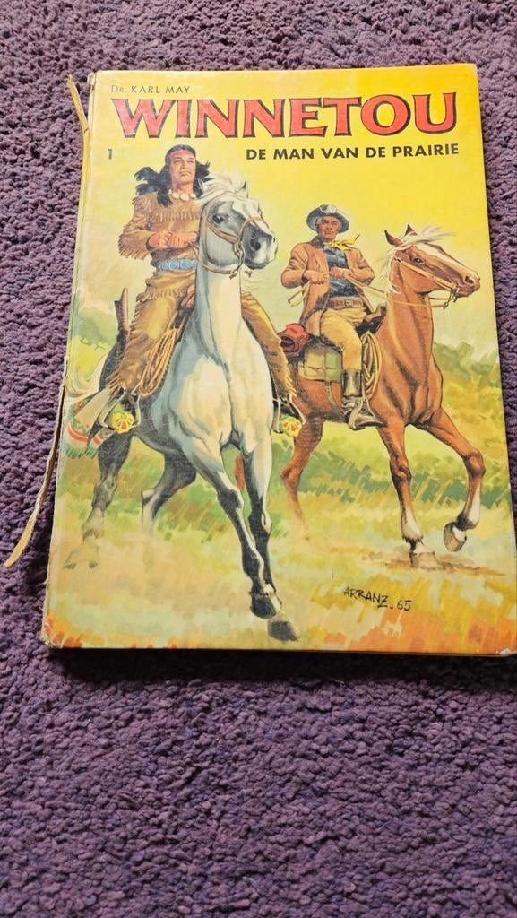 Winnetou Deel 1 - De Man van de Prairie (1965), Boeken, Stripboeken, Eén stripboek, Ophalen of Verzenden, Gelezen, Dr. Karl May