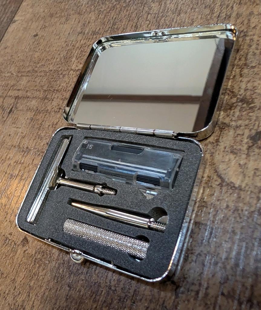 Vintage Style 'Veronica' Reisset Scheermes, Ophalen of Verzenden, Nieuw