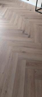 Licht eiken klik laminaat in visgraat 30 m2 tot 35m2, Ophalen of Verzenden, Zo goed als nieuw, 25 tot 50 m², Bruin