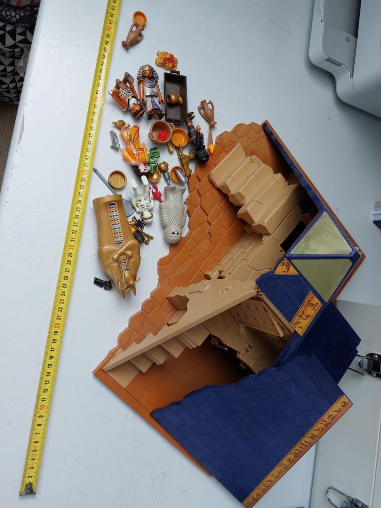 Playmobil Piramide met accessoires - Egyptische set, Ophalen, Gebruikt, Complete set