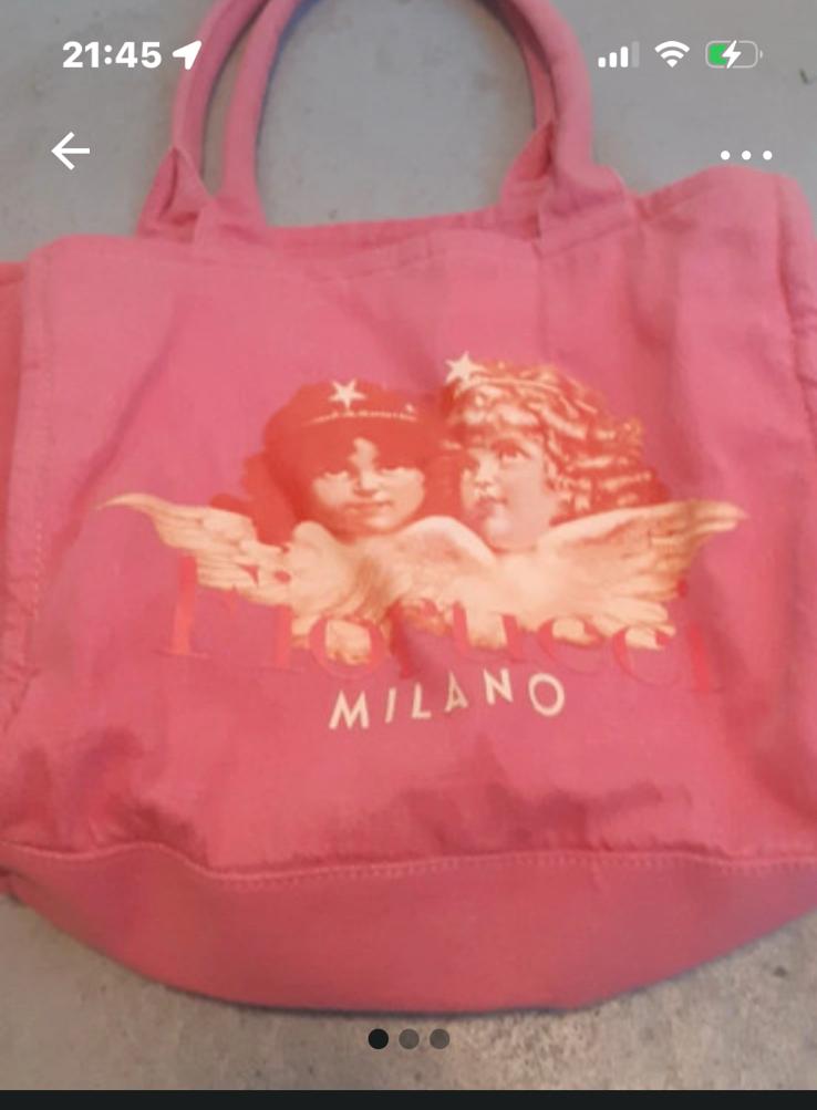 Fiorucci stoffenn shopper, Ophalen of Verzenden, Zo goed als nieuw, Roze, 30 cm of meer