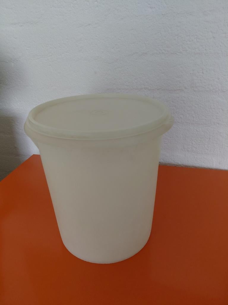 Tupperware vintage wasemmer., Ophalen, Gebruikt, Wit, Overige typen