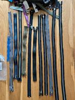 130 ritsen, veel >90 cm ykk, Hobby en Vrije tijd, Naaien en Fournituren, Ophalen of Verzenden, Zo goed als nieuw, Rits of Sluiting