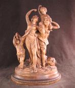 Grote antieke terracotta beeldengroep, Ophalen of Verzenden