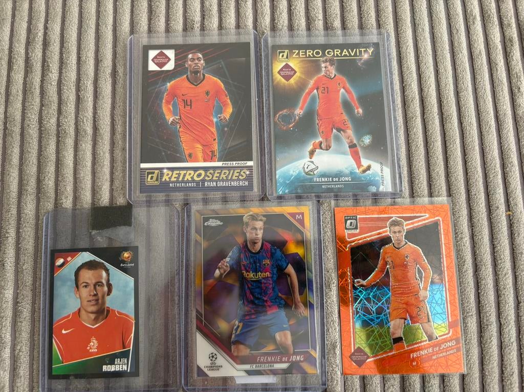 Voetbal Kaarten  | Rookie Arjen | Robben Frenkie/49, Ophalen of Verzenden, Winkel, Super of Benzinepomp, Volle spaarkaart
