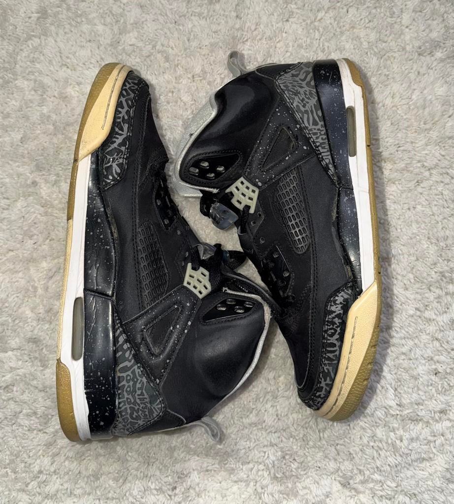 Jordan Spizike Zwart/Grijs – Maat 42, Ophalen of Verzenden, Zo goed als nieuw, Zwart