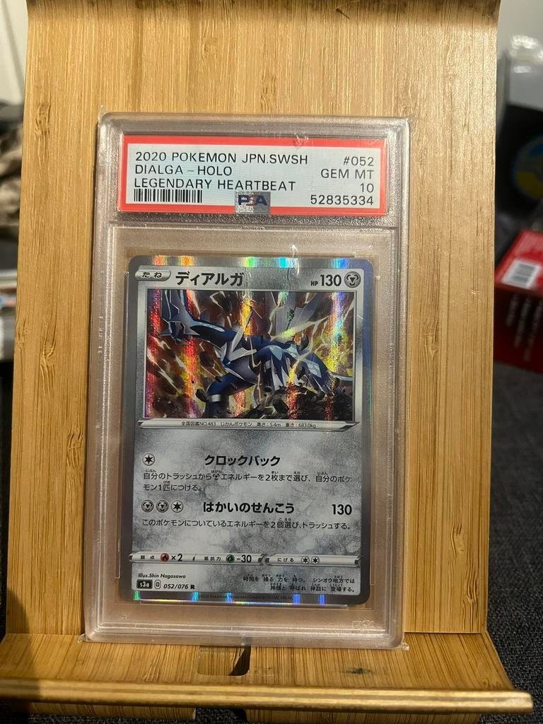Pokémon Dialga 052 Holo PSA 10, Ophalen of Verzenden, Zo goed als nieuw
