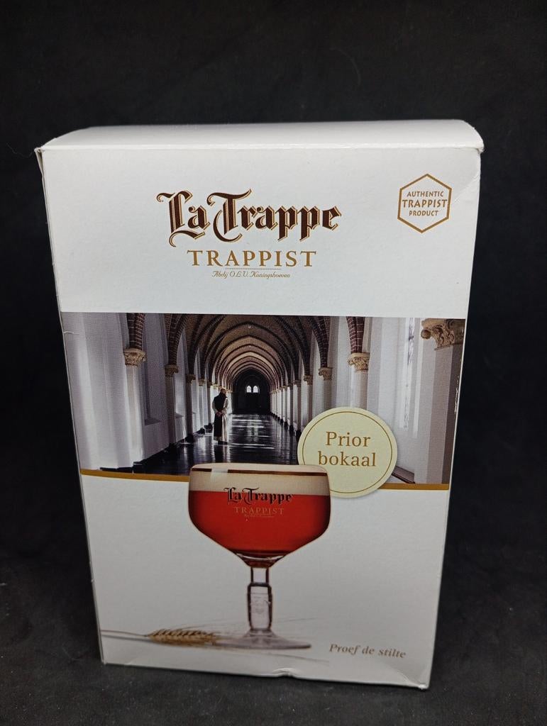 La Trappe Trappist Prior bokaal - Nieuw in doos, Nieuw, Ophalen of Verzenden, Overige merken, Glas