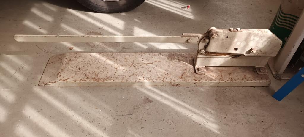 Staande plaatschaar, Ophalen