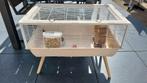 Hamsterkooi met toebehoren, Dieren en Toebehoren, Kooi, Zo goed als nieuw, Chinchilla, 75 tot 110 cm