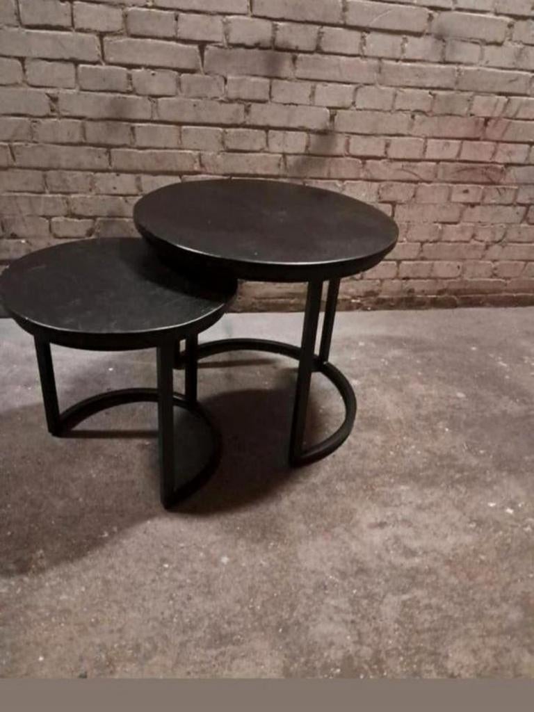 Te koop, 2bijzettafel., Ophalen, Rond