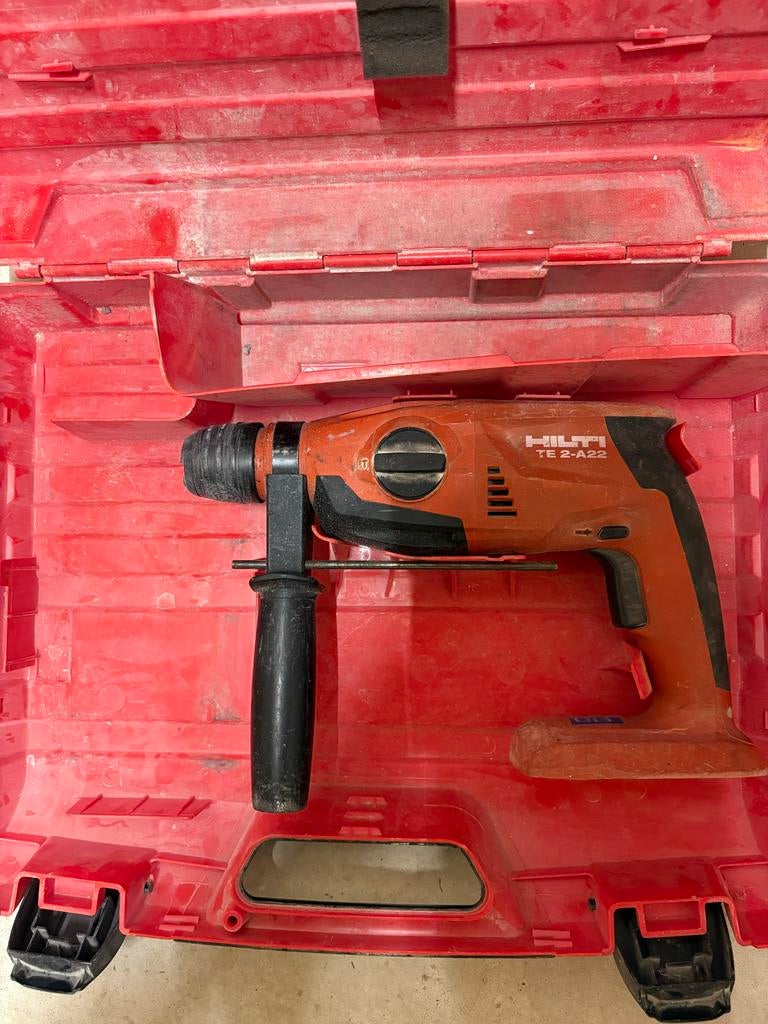 Hilti TE 2-A22 Accu Boorhamer - Gebruikt, Doe-het-zelf en Verbouw, Gereedschap | Boormachines, Ophalen, Boor- en/of Breekhamer