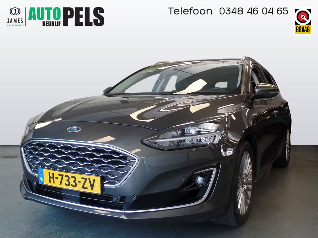 Ford FOCUS Wagon 1.0 EcoBoost Vignale 125pk, Full options!,, Auto's, Ford, Gebruikt, 1283 kg, 23 km/l, Lichtsensor
