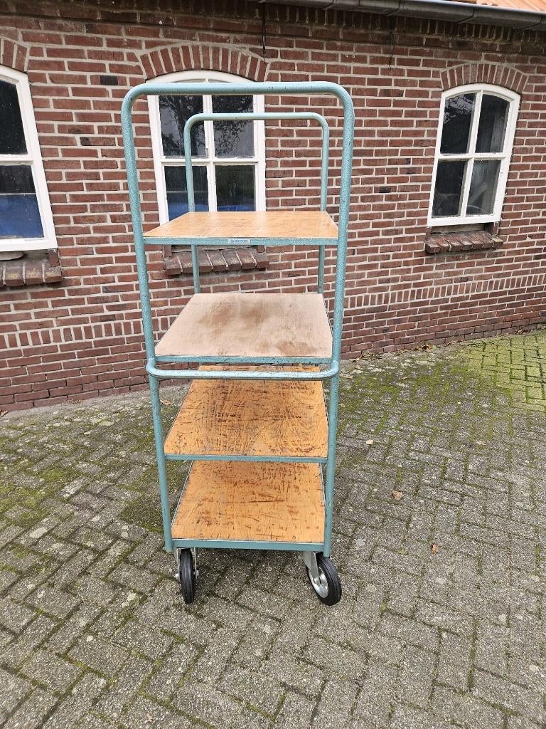 Overtoom kar etagewagen, orderpickkar, magazijn wagen,, 100 liter of meer, Ophalen, Gebruikt, Transportkar