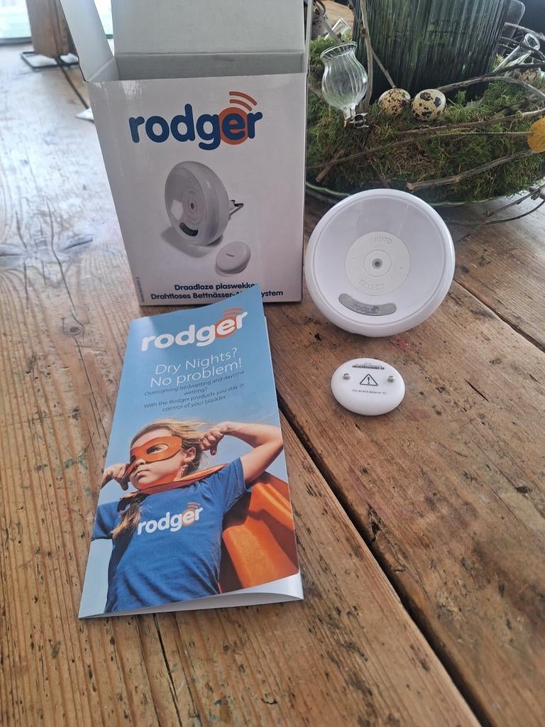 Rodger Draadloze Plaswekker Systeem - Nieuwstaat, Ophalen of Verzenden, Zo goed als nieuw