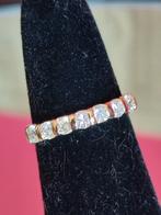 Verlovingsring met diamanten 0,63kt, Ophalen of Verzenden, Zo goed als nieuw, 17 tot 18, Met edelsteen