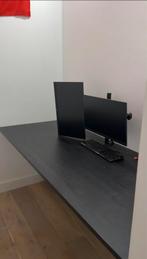 Bureaublad van hout, Huis en Inrichting, Bureaus, Ophalen, Zo goed als nieuw, Bureau