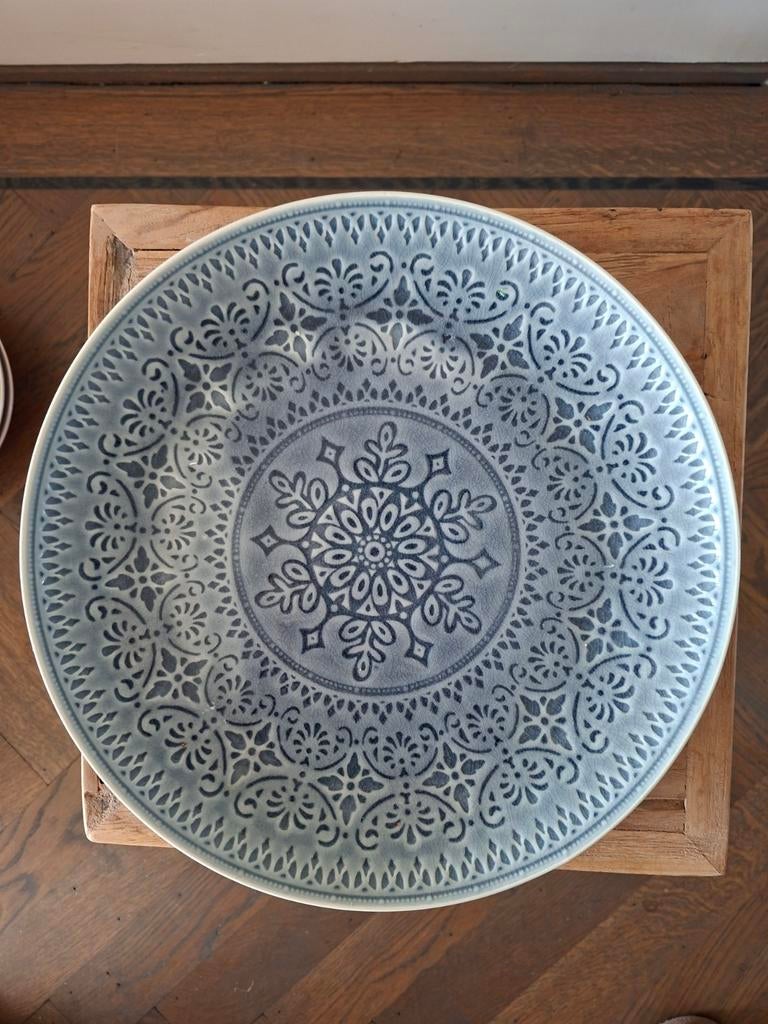 AH groot Bord/SERVIES, Ophalen of Verzenden, Porselein, Overige stijlen, Bord(en)