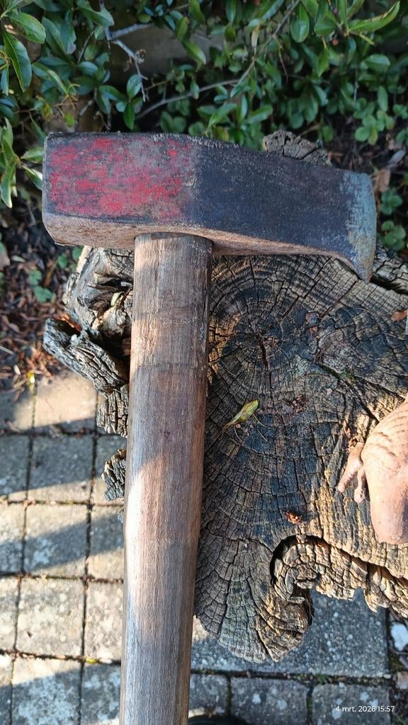 Grote Kloofhamer en Bijl - Ideaal voor Houtbewerking, Ophalen of Verzenden, Gebruikt