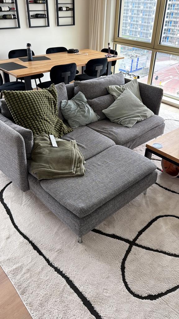 Soderhamn Bank Ikea met Chaise Lounge, Ophalen, Gebruikt