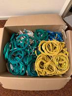 Doos met circa 150 cat5e netwerk kabels, Ophalen, Gebruikt