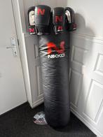Nikko Bokszak met 2 paar bokshandschoenen (XL & XS) + kettin, Ophalen, Gebruikt, Bokszak