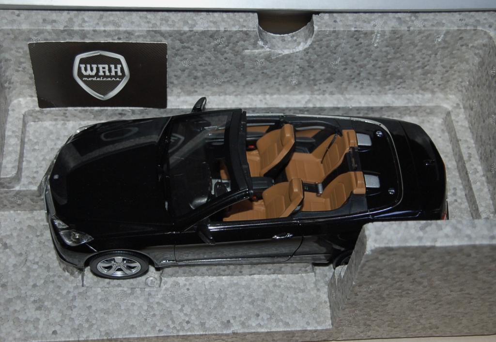 1:18 MERCEDES E KLASSE CABRIO black Kyosho dealer editie WRH, Hobby en Vrije tijd, Modelauto's | 1:18, Verzenden, Zo goed als nieuw
