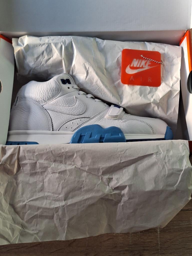 Originele Nike Air Trainer 1 "Old Royal" maat 42,5, Kleding | Heren, Schoenen, Wit, Nike, Ophalen of Verzenden, Sneakers of Gympen