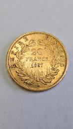 Gouden 20 francs 1857 napoleon, Ophalen of Verzenden, Frankrijk, Goud