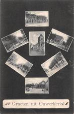 Ouwerkerk Groeten uit 1906 Zeeland 7-luik Schouwen-Duiveland, Verzamelen, Verzenden, Voor 1920, Gelopen, Zeeland