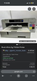 Ricoh Aficio SG 7100DN printer, Ophalen, Printer, Inkjetprinter, Nieuw