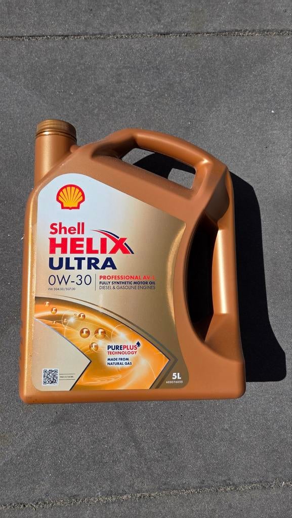 Shell motorolie 0W30 voor benzine auto, Ophalen of Verzenden