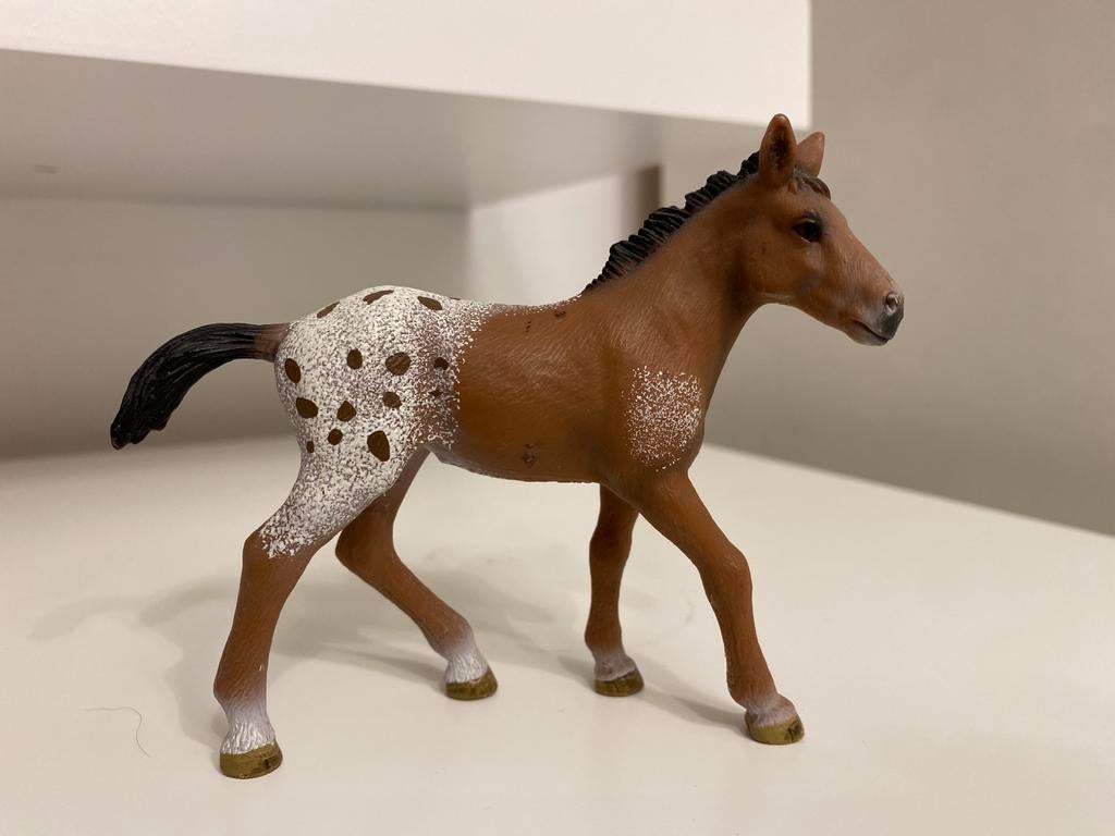 Schleich Appaloosa Veulen ~ 13733, Ophalen of Verzenden, Zo goed als nieuw, Paard, Beeldje of Figuurtje