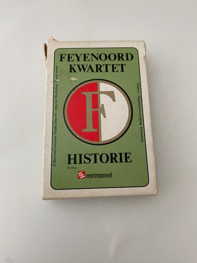 Feyenoord kwartet Historie, Ophalen of Verzenden, Gebruikt, Feyenoord, Spel