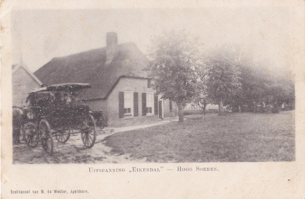 Hoog Soeren Uitspanning Eikendal, Ophalen of Verzenden, Voor 1920, Ongelopen, Gelderland