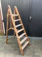 Oude houten schildersladder - leuke decoratie item, Tuin en Terras, Ophalen, Gebruikt, Geen, Geen