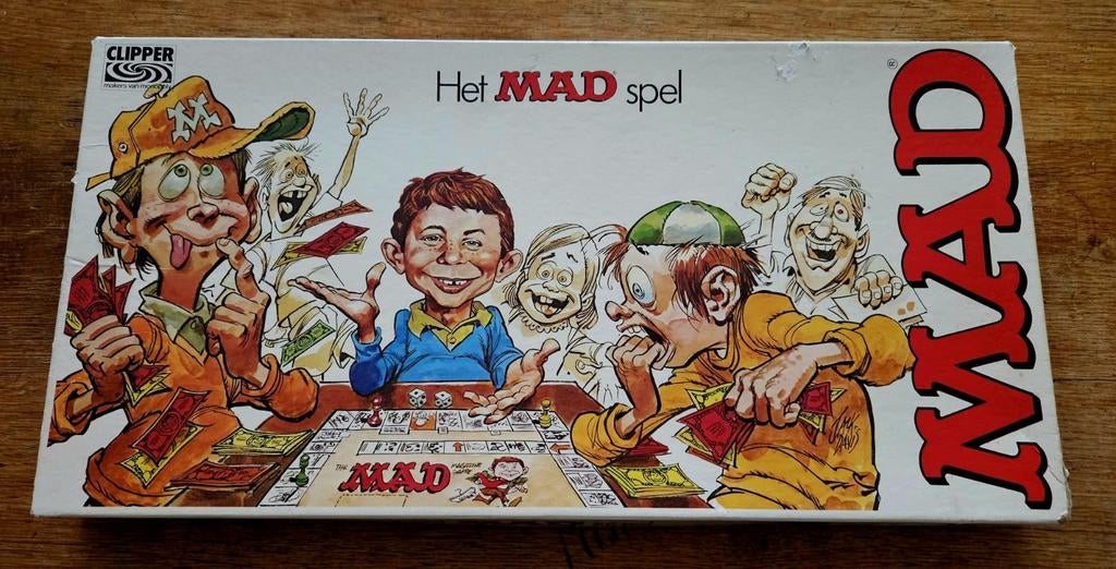 Het MAD spel, Hobby en Vrije tijd, Gezelschapsspellen | Bordspellen, Ophalen of Verzenden