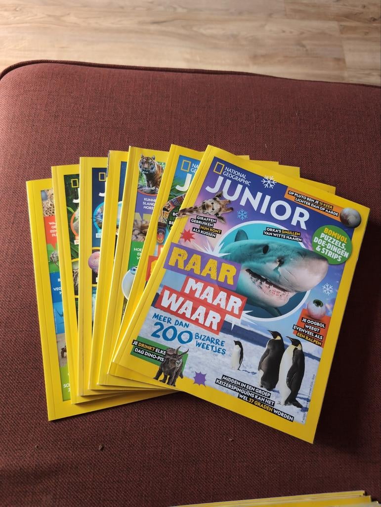 7x National Geographic Junior Special - Educatieve Bladen, Boeken, Tijdschriften en Kranten, Ophalen, Gelezen, Wetenschap en Natuur