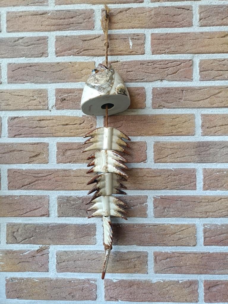 Vintage vis van geglazuurd keramiek, Ophalen of Verzenden, Huis en Inrichting