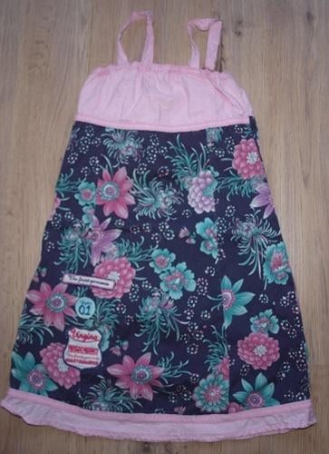 Vingino Bloemenjurk (116), Kinderen en Baby's, Kinderkleding | Maat 116, Gebruikt, Meisje, Ophalen of Verzenden, Vingino