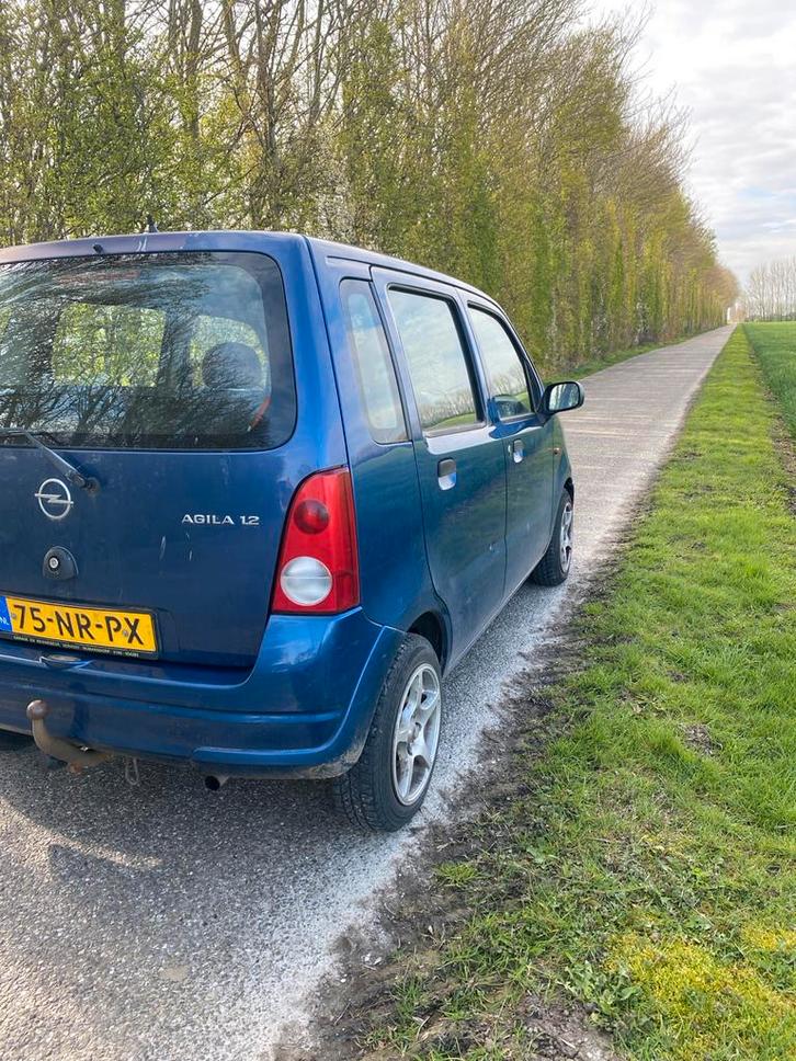 Opel Agila 1.2 I 16V 2004 Blauw, Auto's, Opel, Particulier, Agila, Benzine, D, Hatchback, Handgeschakeld, Origineel Nederlands