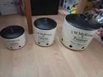 Voorraad potten J.W. McKensie, Ophalen of Verzenden, Gebruikt, Overige materialen, Pot, Bus of Blik